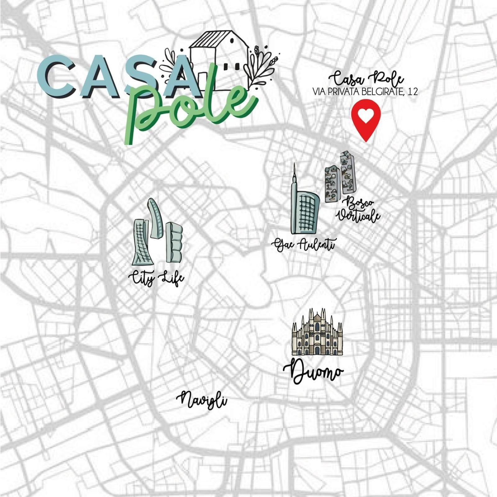 Apartmán Casapole Milán Exteriér fotografie